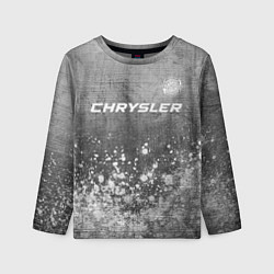 Лонгслив детский Chrysler - grey gradient посередине, цвет: 3D-принт