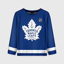 Лонгслив детский Toronto Maple Leafs - blue, цвет: 3D-принт
