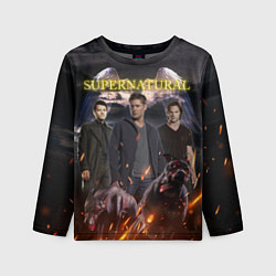 Детский лонгслив Supernatural - true hunters