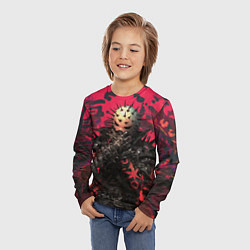 Лонгслив детский Колючая маска, цвет: 3D-принт — фото 2