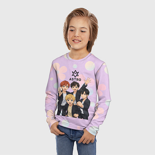 Детский лонгслив Astro anime / 3D-принт – фото 3