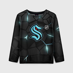 Детский лонгслив Сиэтл Кракен - НХЛ хоккей