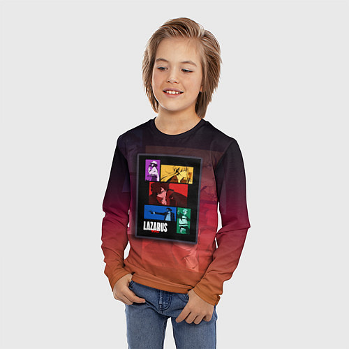 Детский лонгслив Lazarus Art / 3D-принт – фото 3