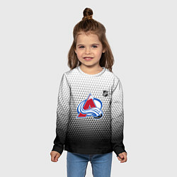 Лонгслив детский Колорадо Эвеланш - черный градиент, цвет: 3D-принт — фото 2
