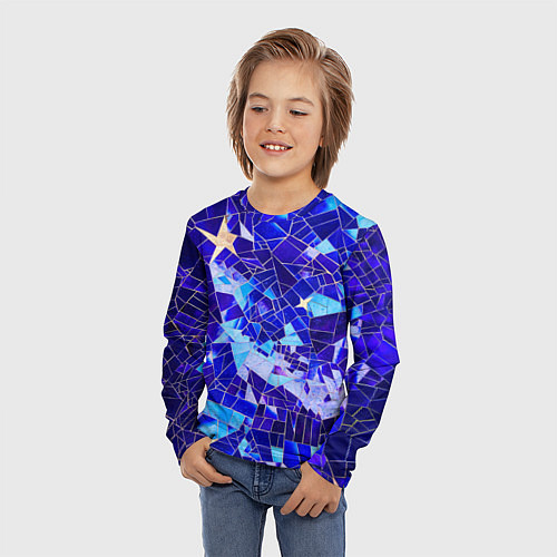 Детский лонгслив Небо-Звезды / 3D-принт – фото 3