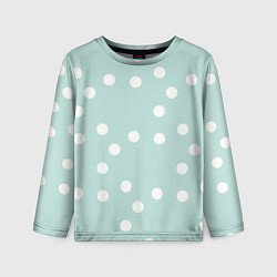 Детский лонгслив Снежная морская пена