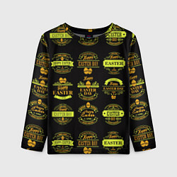 Детский лонгслив Easter holidays