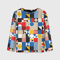 Детский лонгслив Геометрический балаган