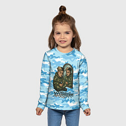 Лонгслив детский XXXTentacion сидит рядом с зеркалом, цвет: 3D-принт — фото 2