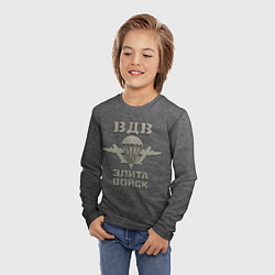 Лонгслив детский ВДВ - элита войск, цвет: 3D-принт — фото 2