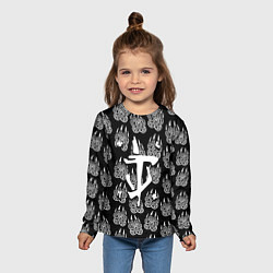 Лонгслив детский Doom хищник леса, цвет: 3D-принт — фото 2