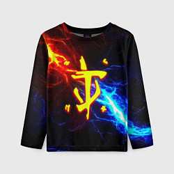 Лонгслив детский Doom шторм с молниями, цвет: 3D-принт