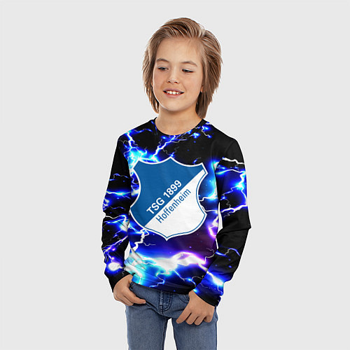 Детский лонгслив Хоффенхайм молнии / 3D-принт – фото 3
