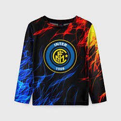 Лонгслив детский Интер битва огней, цвет: 3D-принт