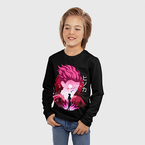 Детский лонгслив Хисока из аниме Хантер х Хантер / 3D-принт – фото 3