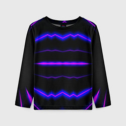 Лонгслив детский Color multicoloured neon stripes, цвет: 3D-принт
