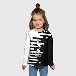 Лонгслив детский Тоттенхэм Хотспур геометрия, цвет: 3D-принт — фото 2