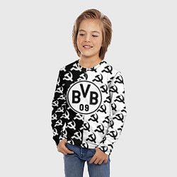 Лонгслив детский Borussia паттерн ссср, цвет: 3D-принт — фото 2