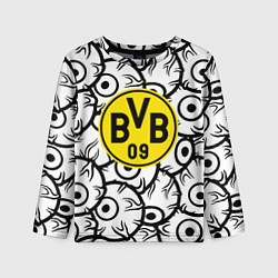 Лонгслив детский Borussia глаза текстура, цвет: 3D-принт