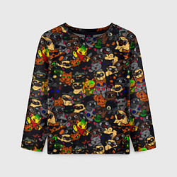 Лонгслив детский Paw, цвет: 3D-принт