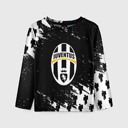 Лонгслив детский Ювентус пипл краски, цвет: 3D-принт