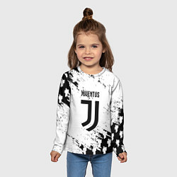 Лонгслив детский Juventus люди спорт, цвет: 3D-принт — фото 2