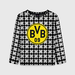 Лонгслив детский Borussia pattern geometry, цвет: 3D-принт