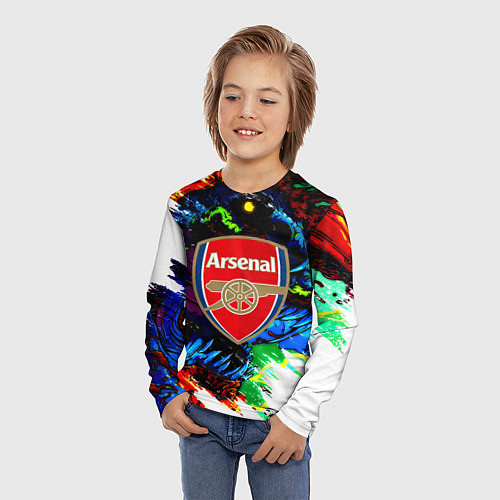 Детский лонгслив Arsenal monster / 3D-принт – фото 3