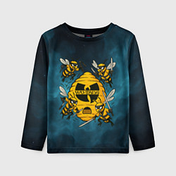 Лонгслив детский Wu-tang clan пчелы, цвет: 3D-принт