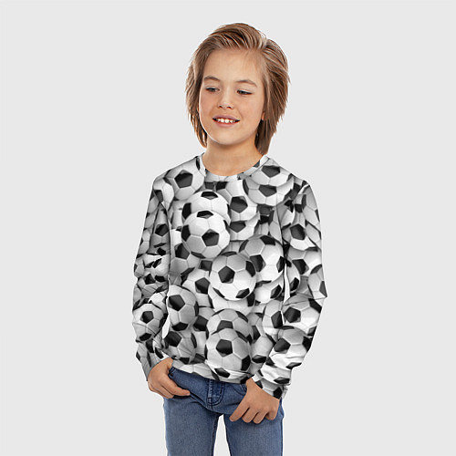 Детский лонгслив Игра в мяч / 3D-принт – фото 3