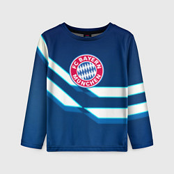 Лонгслив детский Бавария Мюнхен геометрия, цвет: 3D-принт