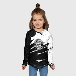 Лонгслив детский Бавария Мюнхен крылья краски, цвет: 3D-принт — фото 2