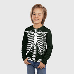 Лонгслив детский Я скелетон, цвет: 3D-принт — фото 2