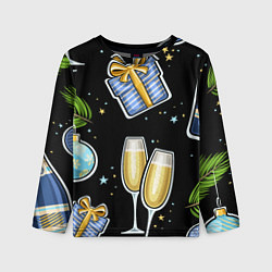 Детский лонгслив Новогодний вайб