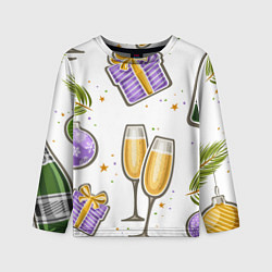 Детский лонгслив Новогодний вайб