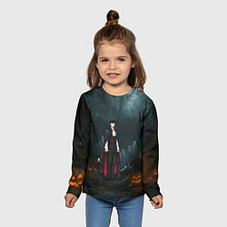 Лонгслив детский Вампир Сон Джин-Ву - Поднятие уровня в одиночку ан, цвет: 3D-принт — фото 2