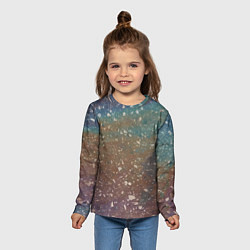 Лонгслив детский Мокрый маслянный асфальт, цвет: 3D-принт — фото 2