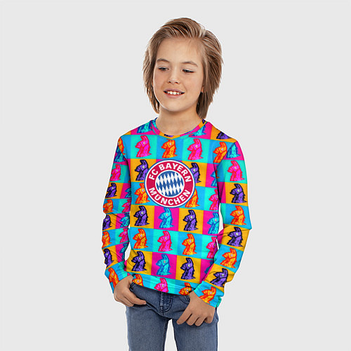 Детский лонгслив Fortnite x Bayern / 3D-принт – фото 3