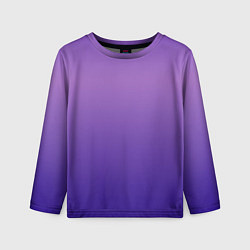 Лонгслив детский The color is purple, цвет: 3D-принт
