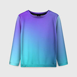 Детский лонгслив Color multi-colored gradient