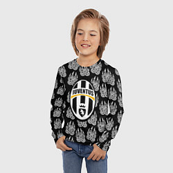 Лонгслив детский Ювентус дикий зверь, цвет: 3D-принт — фото 2