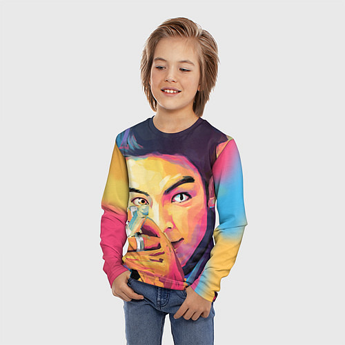 Детский лонгслив Big Bang Art / 3D-принт – фото 3