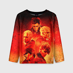 Лонгслив детский Big Bang: Flame Boys, цвет: 3D-принт