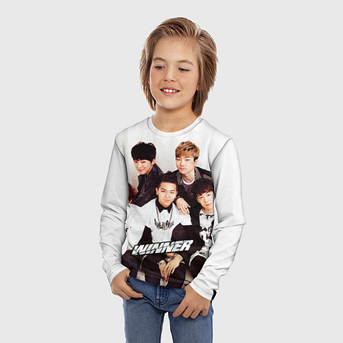 Детский лонгслив Winner Boys / 3D-принт – фото 3
