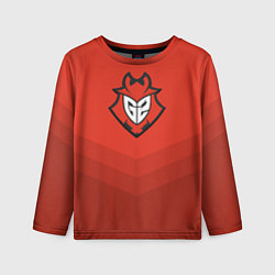 Лонгслив детский G2 eSports Uniform, цвет: 3D-принт