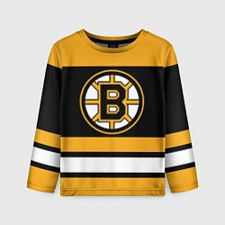 Лонгслив детский Boston Bruins, цвет: 3D-принт