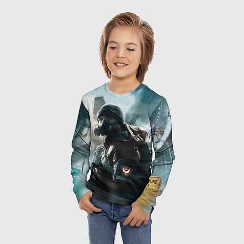 Детский лонгслив Division 1 / 3D-принт – фото 3
