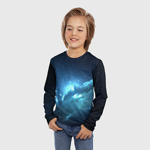 Детский лонгслив Atlantis Nebula / 3D-принт – фото 3