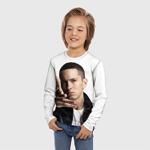 Детский лонгслив Eminem / 3D-принт – фото 3