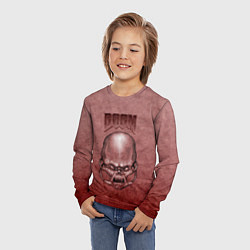 Лонгслив детский DOOM Skull, цвет: 3D-принт — фото 2